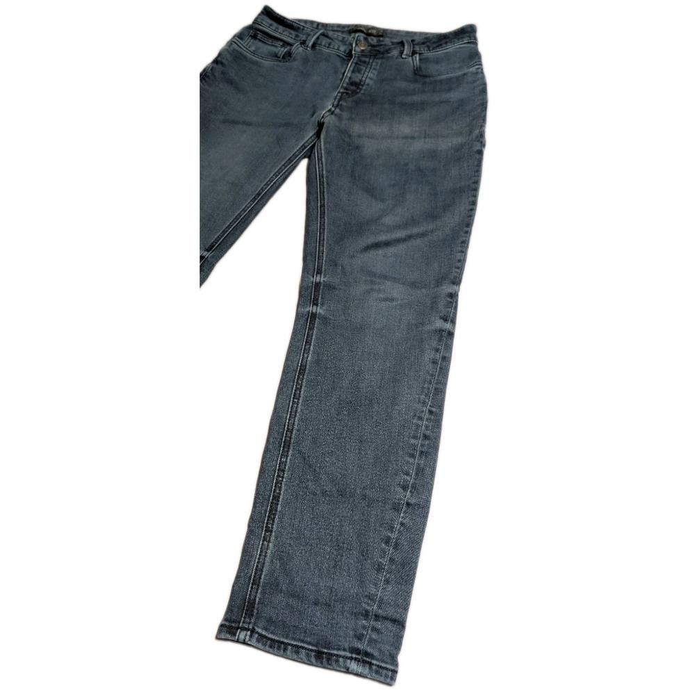 prAna Buxton Jeans Womens 4/27 Blue Straight Leg Button Fly Stretch Denim - Picture 10 of 10